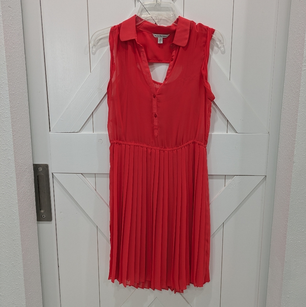 American Eagle Outfitters Red Mini Dress